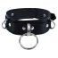 Ошейник Feral Feelings D-Rings Leather, черный - Фото №1