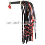 Флоггер Lockink Sevanda Red & Black Braided Tail Flogger, черно-красный - Фото №1
