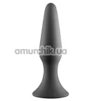 Анальна пробка з металевим кулькою MenzStuff Metal Ball Blutt Plug, сіра - Фото №1