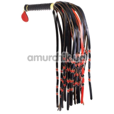 Флоггер Lockink Sevanda Red & Black Braided Tail Flogger, черно-красный - Фото №1