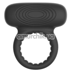 Віброкільце для члена Ramrod Strong Vibrating Cockring, чорне - Фото №1