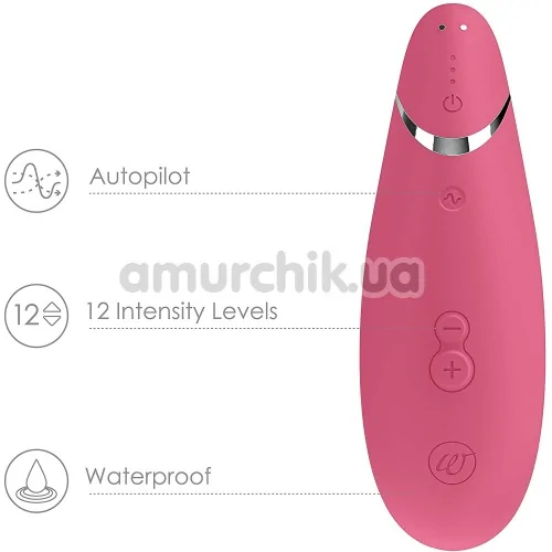 Симулятор орального секса для женщин Womanizer Premium, розовый