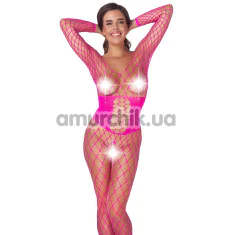 Комбинезон Cottelli Collection Fantasy Crotchless Catsuit, розовый - Фото №1
