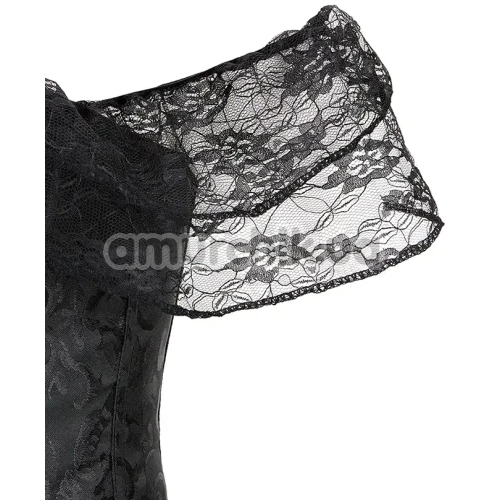 Корсет Star Night Women Lace Short Sleeve Corset, черный