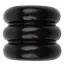 Эрекционное кольцо GK Power Triad Cock Ring, черное - Фото №1