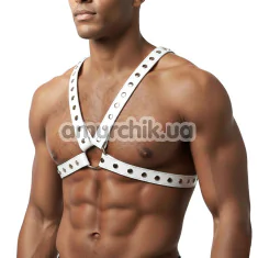 Портупея чоловіча Art of Sex Spartacus Faux Leather, біла - Фото №1