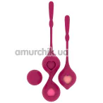 Набор вагинальных шариков Rithual Deva, бордовый - Фото №1