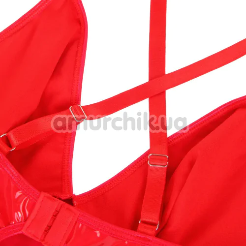 Сукня Star Night Backless Wetlook Mini Dress, червона