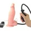 Вібратор Inflatable Realistic Cock 19.3 см, тілесний - Фото №2