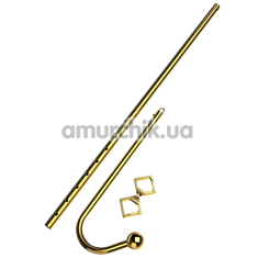 Анальний гак Lockink Golden Adjustable Anal Hook Set, золотий - Фото №1