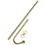 Анальний гак Lockink Golden Adjustable Anal Hook Set, золотий - Фото №1