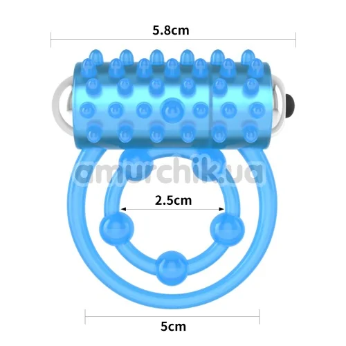 Виброкольцо для члена Lumino Play Vibrating Penis Ring LV343216, светящееся в темноте