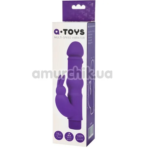 Вибратор A-Toys Multi Speed Vibrator 761028, фиолетовый