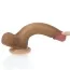 Фаллоимитатор Dual-Layered Silicone Nature Cock LV4005, коричневый - Фото №5