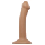 Фалоімітатор Strap-On-Me Dual Density Silicone Bendable Dildo S, світло-коричневий - Фото №1