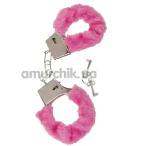 Наручники Plush Handcuffs With Keys, розовые - Фото №1