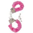 Наручники Plush Handcuffs With Keys, розовые - Фото №1