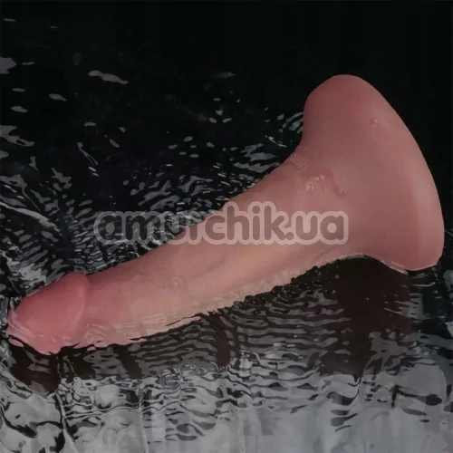 Вібратор Lovetoy Dual Density Power Cock 6, коричневий