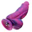Фаллоимитатор-насадка Hismith Huge Slightly Curved Silicone Dildo 9.45, розовый - Фото №2