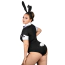 Костюм зайчика JSY Sexy Lingerie P61102, черно-белый: боди + ушки - Фото №4