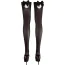 Чулки Cottelli Collection Halterlose Strumpfe Hold-Up Stockings 2520460, черные - Фото №3