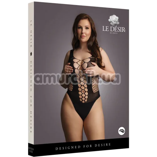 Боди Le Desir Contrast Fence Net Teddy, черное