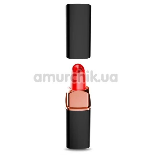 Симулятор орального секса для женщин Fierce Euphoria Erotism Suction Lipstick, черный