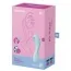 Симулятор орального сексу для жінок з вібрацією Satisfyer Curvy Trinity 5+, блакитний - Фото №8