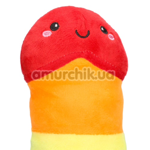 Мягкая игрушка Shots S-Line Penis Plushie 30 см, радужная
