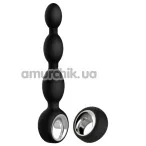 Анальний ланцюжок з вібрацією Midnight Magic Dione Remote, чорний - Фото №1