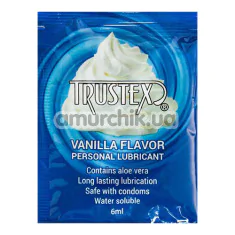 Оральный лубрикант Trustex Vanilla Flavor - ваниль, 6 мл - Фото №1