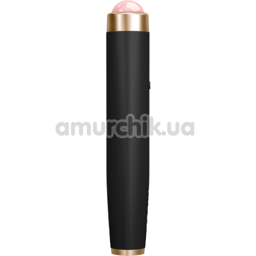 Ультразвуковая ручка-массажер для лица Geske Sonic Rose Quartz LED Depuffing Pen 8 in 1, серая