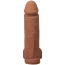 Фаллоимитатор Doc Johnson The Realistic Cock With Balls 8, светло-коричневый - Фото №2