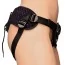 Трусики для страпона Lux Fetish Diamond Velvet Strap-on Corset, фиолетовые - Фото №2