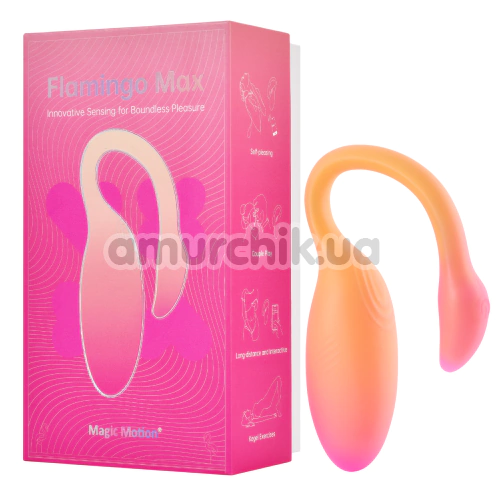 Вибратор Magic Motion Magic Flamingo Max, оранжево-розовый
