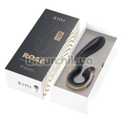 Вибратор для точки G Zini Roae, черный