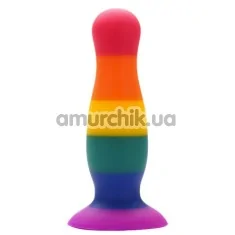 Анальна пробка Colourful Love Colourful Plug 13 см, райдужна - Фото №1