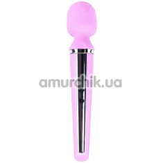 Универсальный вибромассажер Boss Series Wand Genius 10 Function, розовый - Фото №1