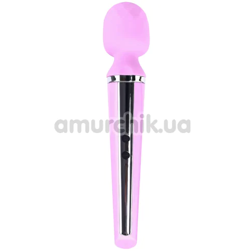 Универсальный вибромассажер Boss Series Wand Genius 10 Function, розовый - Фото №1