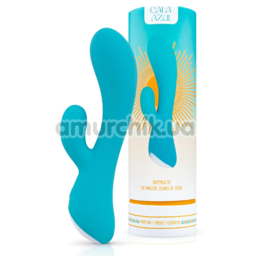 Вібратор Cala Azul Martina Rabbit Vibrator, блакитний