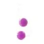 Вагинальные шарики Agitating Silicone Balls, фиолетовые - Фото №1