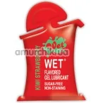 Лубрикант Wet Flavored Kiwi Strawberry 10ml - Фото №1