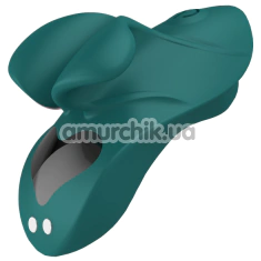 Кліторальний вібратор Stimulator Finger Vibrator, зелений - Фото №1