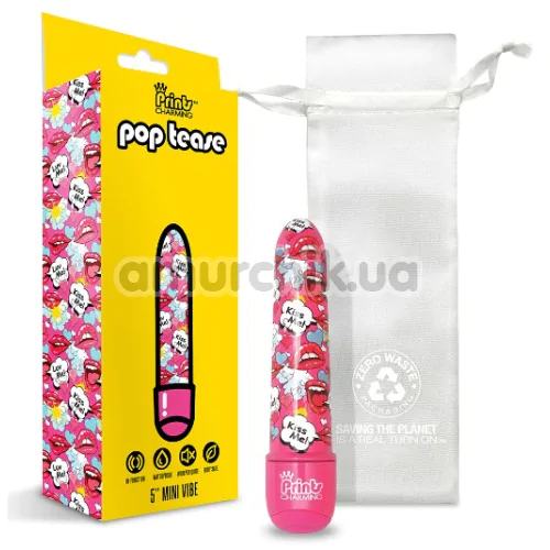 Вибратор Prints Charming Pop Tease 5 Mini Vibe, розовый