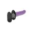 Страпон з вібрацією Twist n 'Shout Vibrating Strap-On, фіолетовий - Фото №3