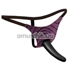 Страпон Fetish Fantasy Series Vibrating Strap-On For Him, чорний - Фото №1