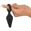Анальна пробка Soft Touch Silicone Anal Plug S, чорна - Фото №2