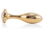Анальная пробка Lockink Sevanda Pearl Pear-Shape Anal Plug, золотая - Фото №6