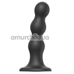 Фалоімітатор Strap-On-Me Dildo Plug Balls L, чорний - Фото №1