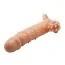 Насадка на пенис с вибрацией Pretty Love Penis Sleeve Connor, телесная - Фото №3